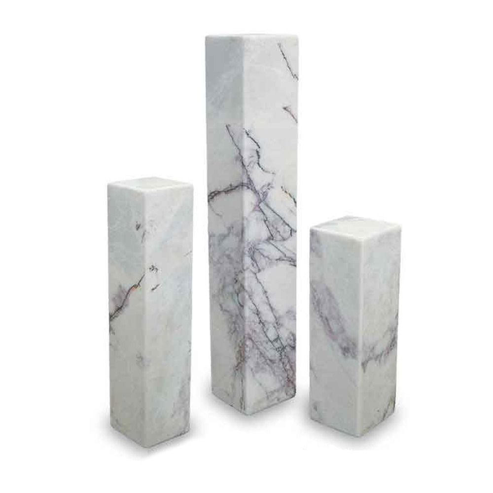 Colonna di pietra in marmo onda viola